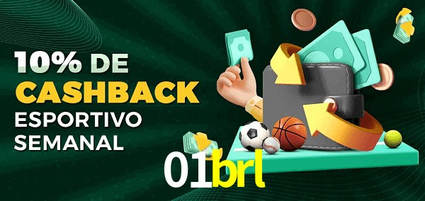 10% de bônus de cashback na 01brl